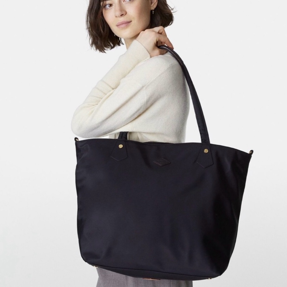 MZ Wallace Black Large SoHo Tote Bag Travel Luggage Sleeve - Picture 1 of 13